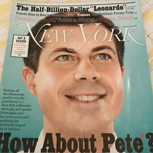 New York magazine Mayor Pete April 2019 LN collect